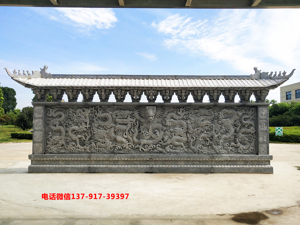 九龙壁浮雕壁画图片